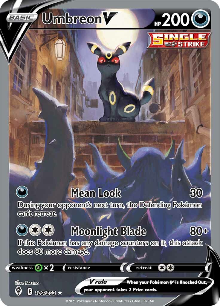 Umbreon V (189/203) [Sword & Shield: Evolving Skies] | Card Citadel