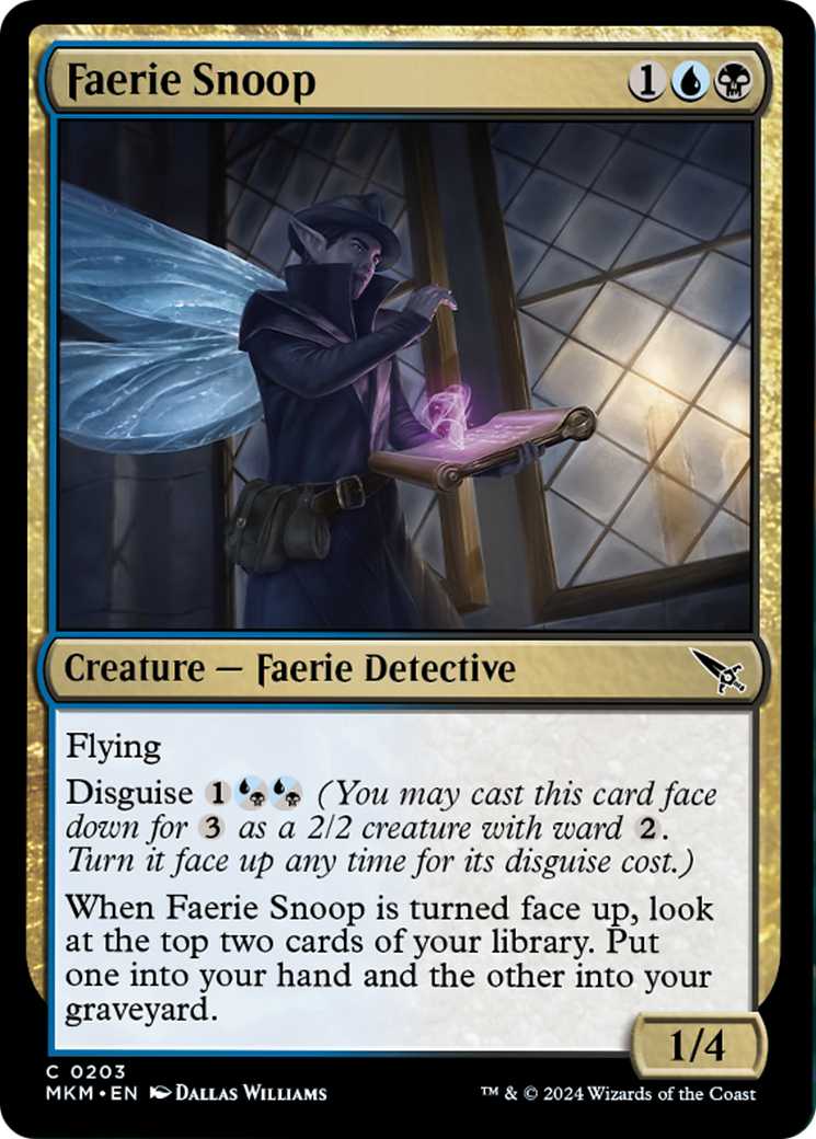 Faerie Snoop [Murders at Karlov Manor] | Card Citadel