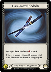 Bravo // Harmonized Kodachi [U-WTR039 // U-WTR078] (Welcome to Rathe Unlimited)  Unlimited Normal | Card Citadel