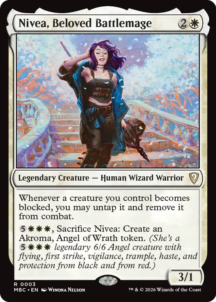 Nivea, Beloved Battlemage [Mystery Booster: Commander Edition] | Card Citadel