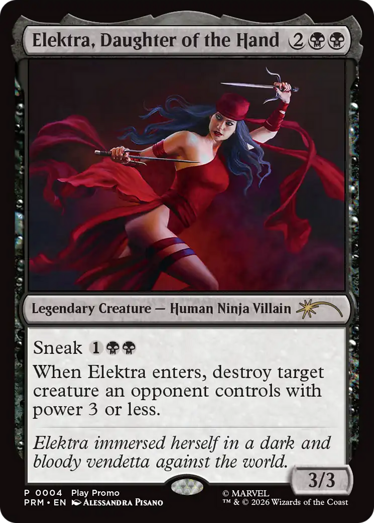 Elektra, Daughter of the Hand [Standard Showdown Promos] | Card Citadel