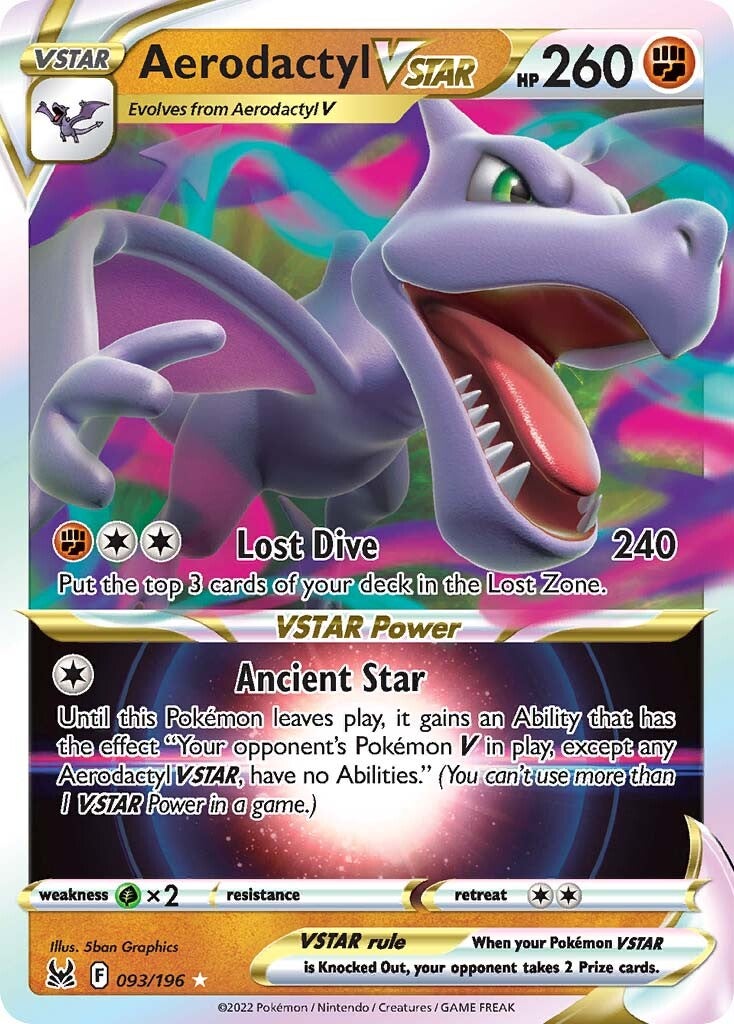 Aerodactyl VSTAR (093/196) [Sword & Shield: Lost Origin] | Card Citadel