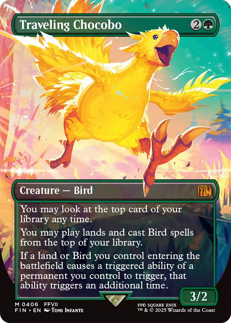 Traveling Chocobo (Borderless) [FINAL FANTASY] | Card Citadel
