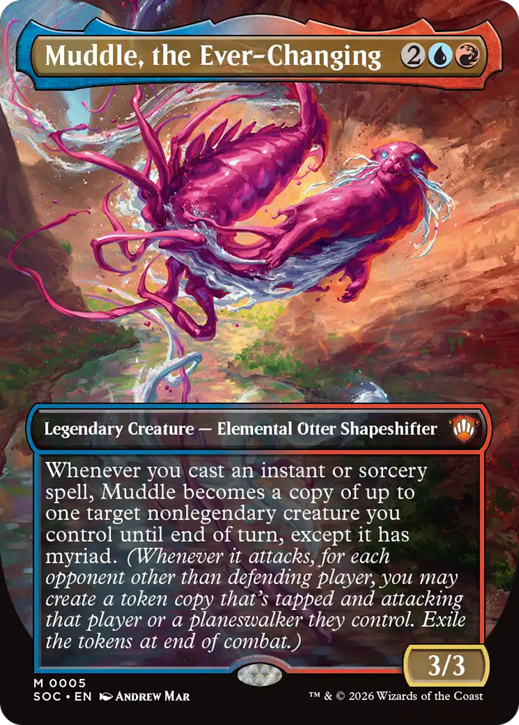 Muddle, the Ever-Changing (Borderless) [Secrets of Strixhaven Commander] | Card Citadel
