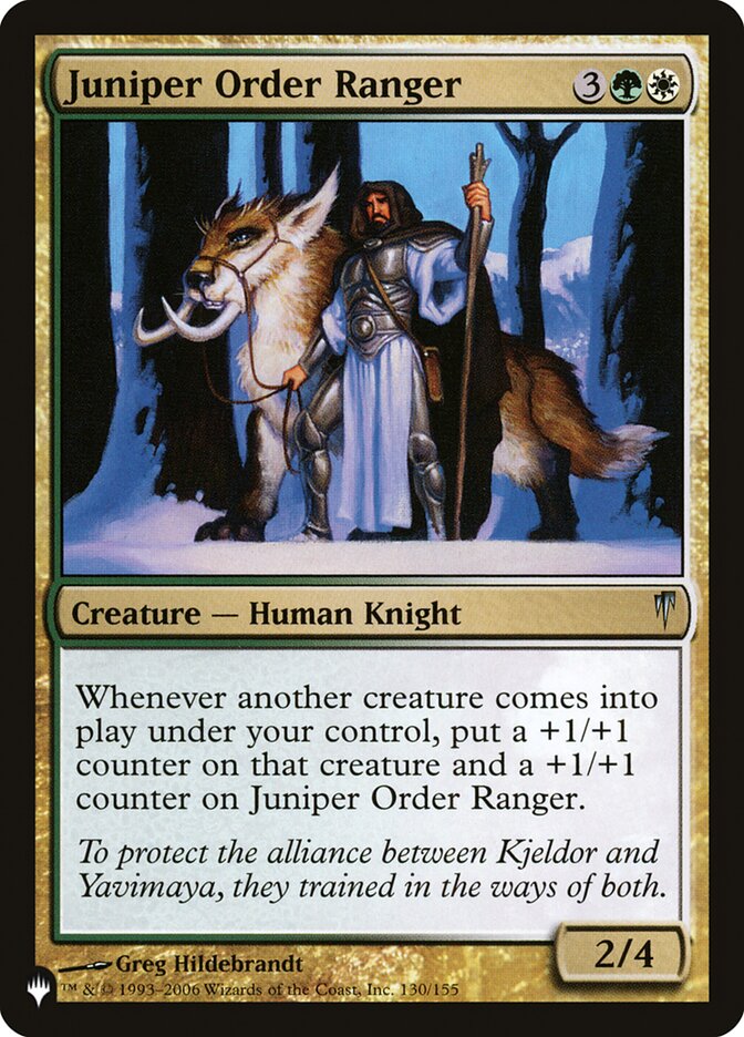 Juniper Order Ranger [The List] | Card Citadel