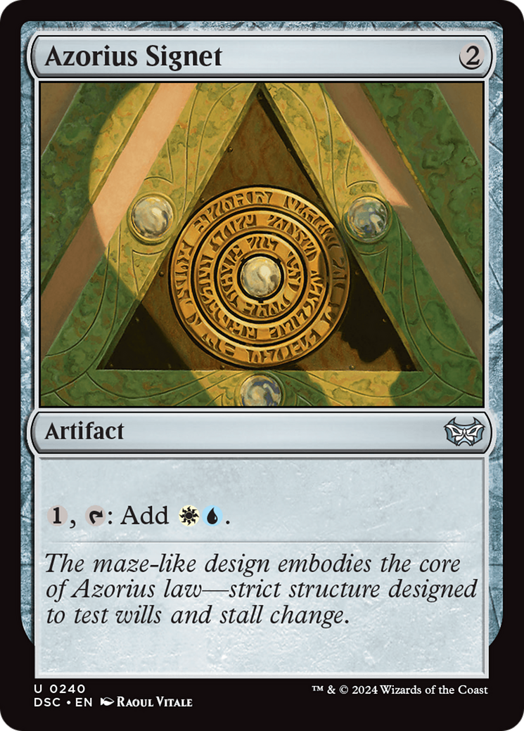 Azorius Signet [Duskmourn: House of Horror Commander] | Card Citadel