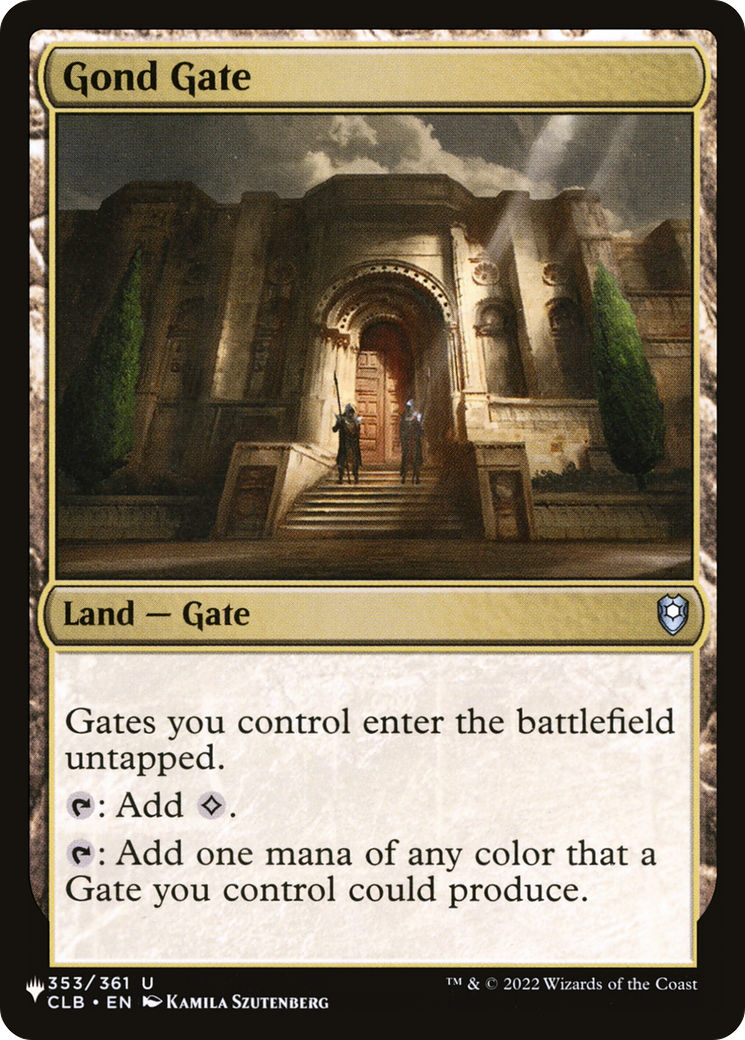 Gond Gate [The List] | Card Citadel