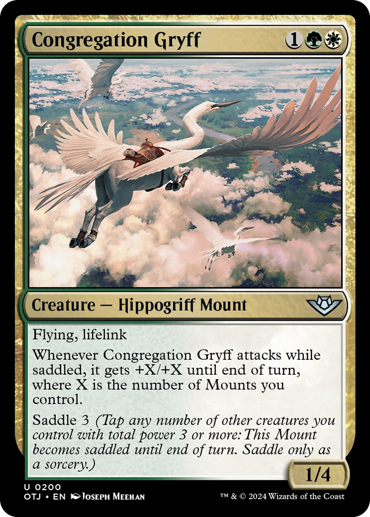 Congregation Gryff [Outlaws of Thunder Junction] | Card Citadel