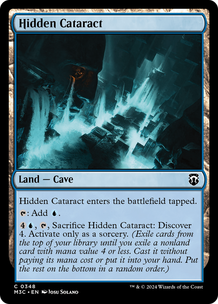 Hidden Cataract (Ripple Foil) [Modern Horizons 3 Commander] | Card Citadel