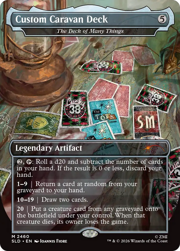 Custom Caravan Deck - The Deck of Many Things [Secret Lair Drop Series] | Card Citadel