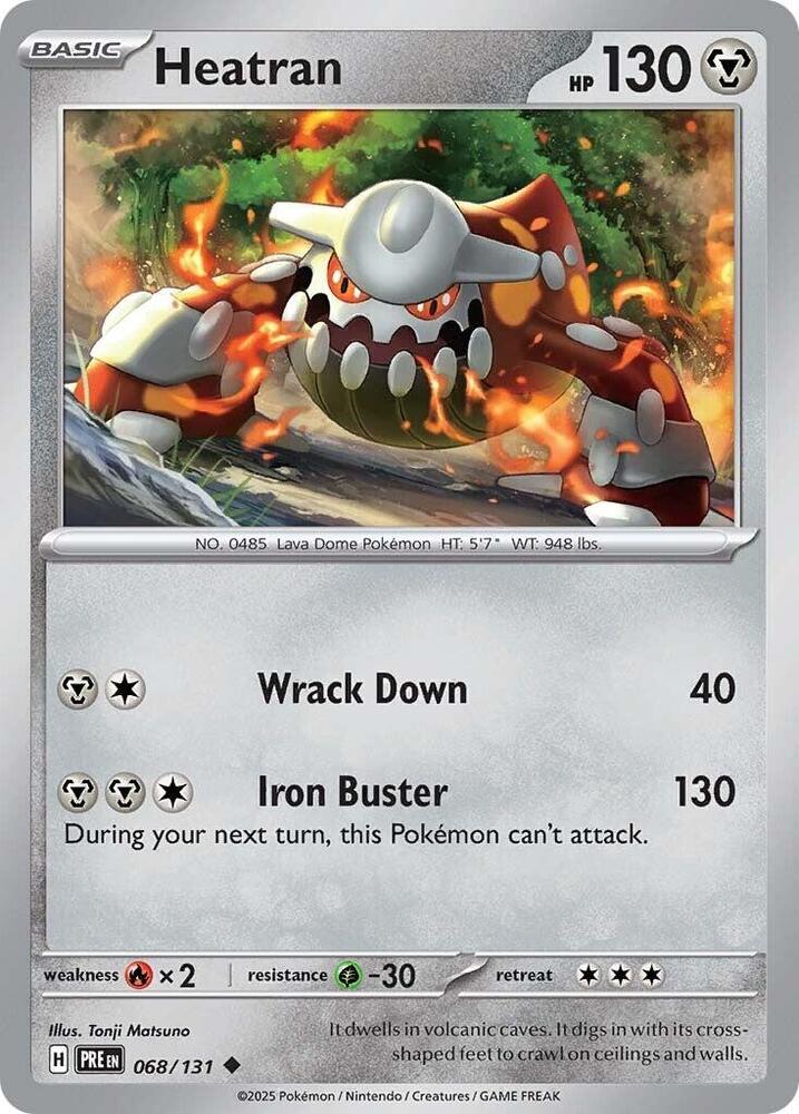 Heatran (068/131) [Scarlet & Violet: Prismatic Evolutions] | Card Citadel