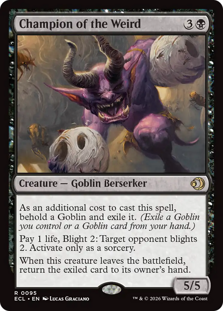 Champion of the Weird [Lorwyn Eclipsed] | Card Citadel