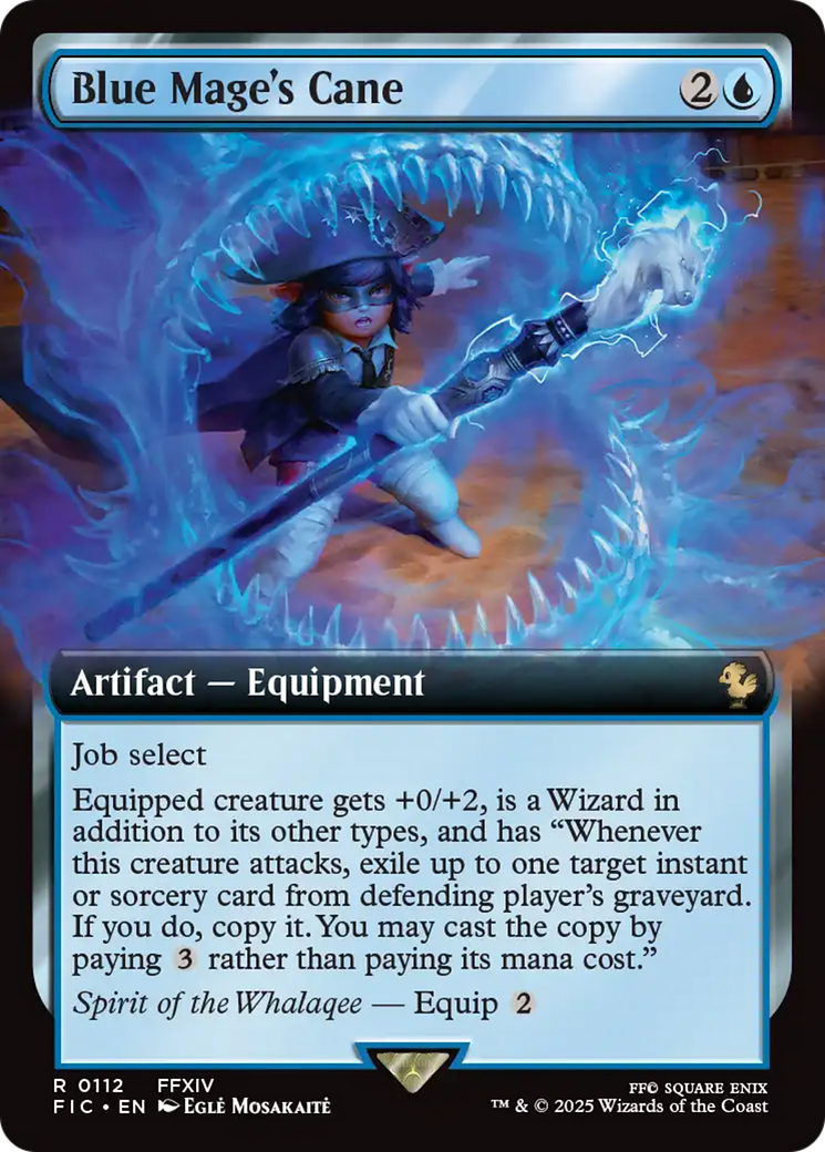Blue Mage's Cane (Extended Art) [FINAL FANTASY Commander] | Card Citadel