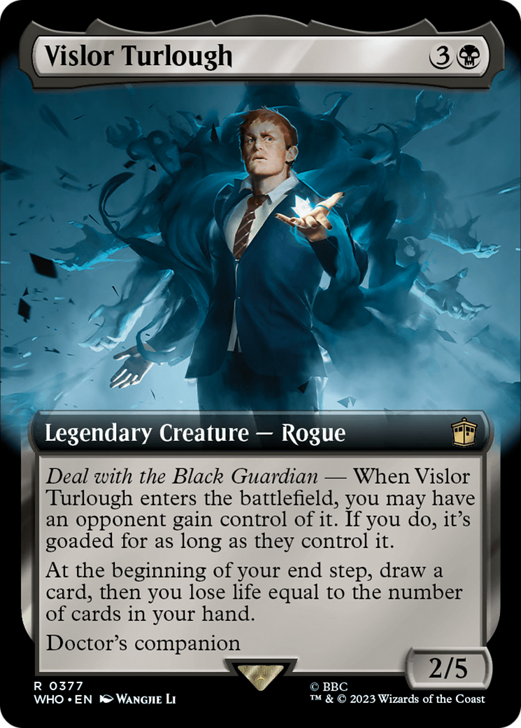 Vislor Turlough (Extended Art) [Doctor Who] | Card Citadel