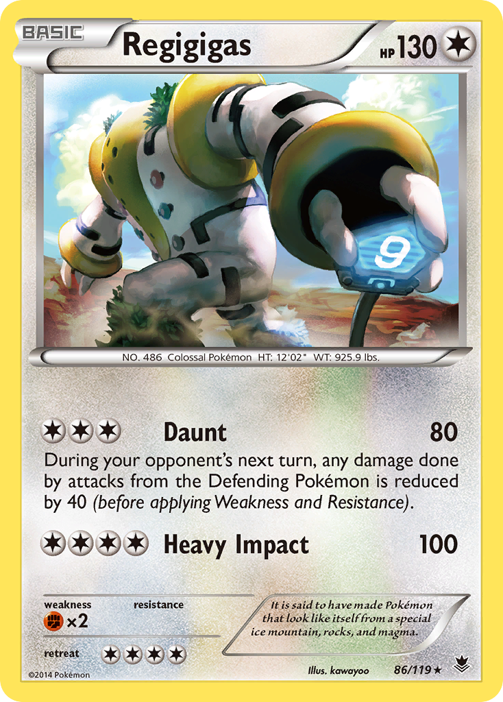 Regigigas (86/119) [XY: Phantom Forces] | Card Citadel