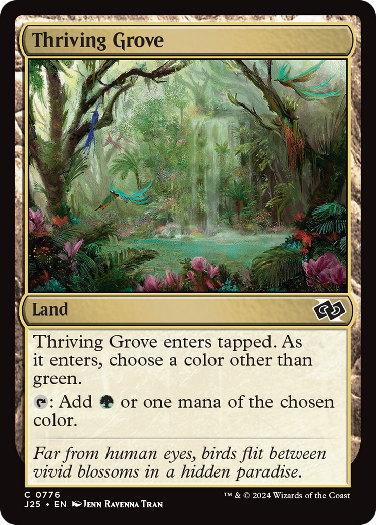 Thriving Grove [Foundations Jumpstart] | Card Citadel