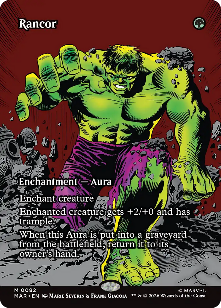 Rancor (Borderless) [Marvel Universe: Eternal-Legal] | Card Citadel