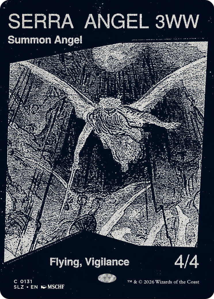 Serra Angel (0131) [Secret Lair x MSCHF: The Zeta Set] | Card Citadel