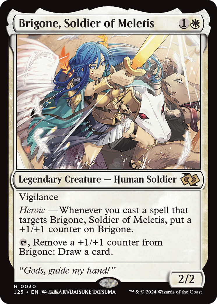 Brigone, Soldier of Meletis (Anime) [Foundations Jumpstart] | Card Citadel