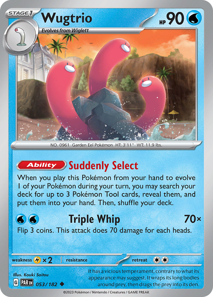 Wugtrio (053/182) [Scarlet & Violet: Paradox Rift] | Card Citadel