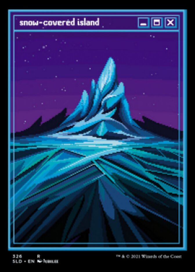 Snow-Covered Island (326) [Secret Lair Drop Series] | Card Citadel