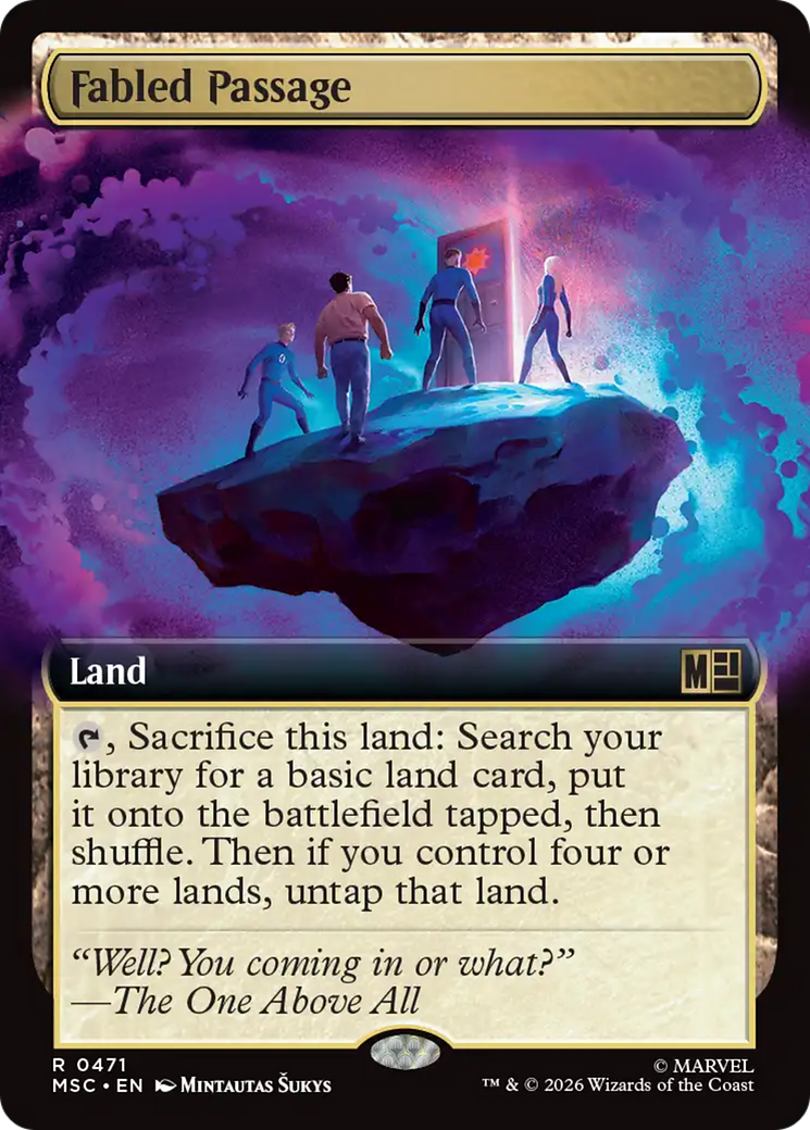 Fabled Passage (Extended Art) [Marvel Super Heroes Commander] | Card Citadel