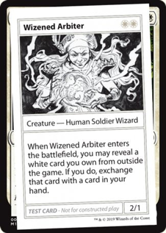 Wizened Arbiter (2021 Edition) [Mystery Booster Playtest Cards] | Card Citadel