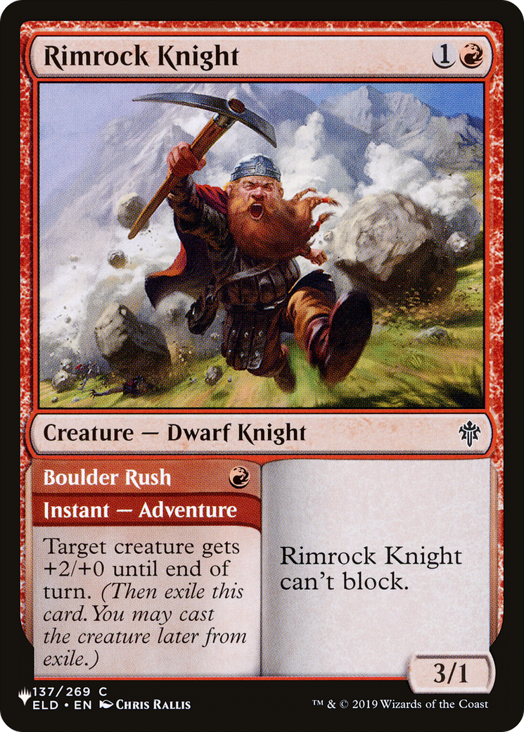 Rimrock Knight [The List Reprints] | Card Citadel