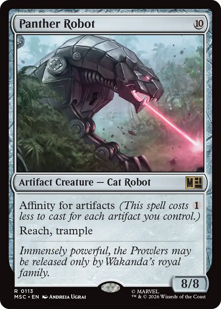 Panther Robot [Marvel Super Heroes Commander] | Card Citadel