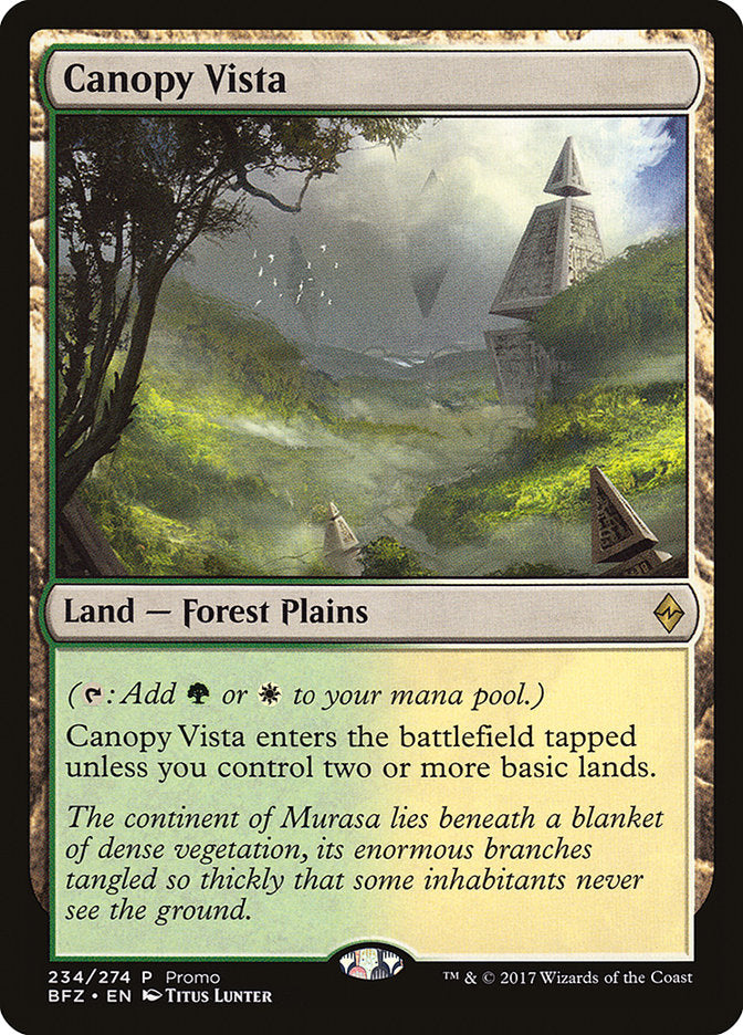 Canopy Vista (Promo) [Standard Showdown Promos] | Card Citadel