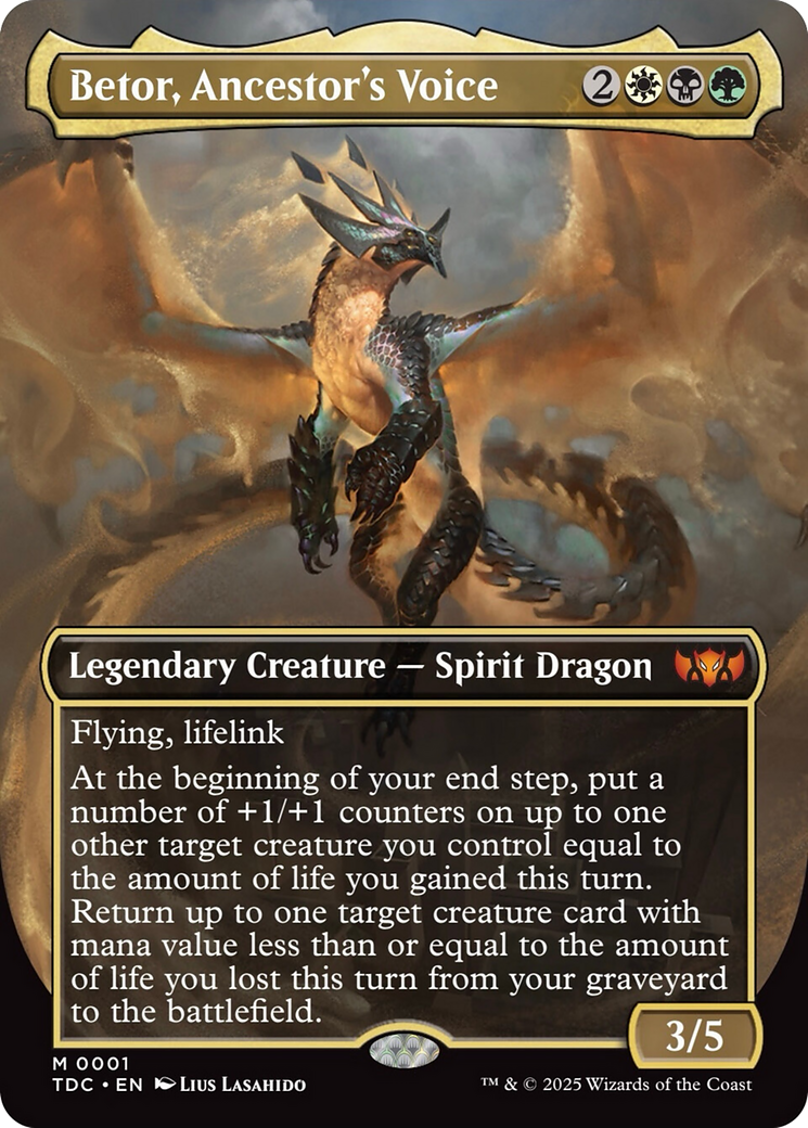 Betor, Ancestor's Voice (Borderless) [Tarkir: Dragonstorm Commander] | Card Citadel