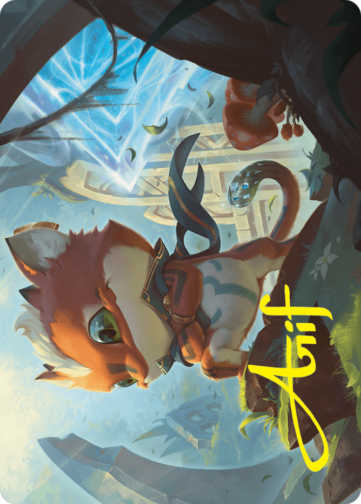 Loot, Exuberant Explorer Art Card (12/54) (Gold-Stamped Signature) [Foundations Art Series] | Card Citadel
