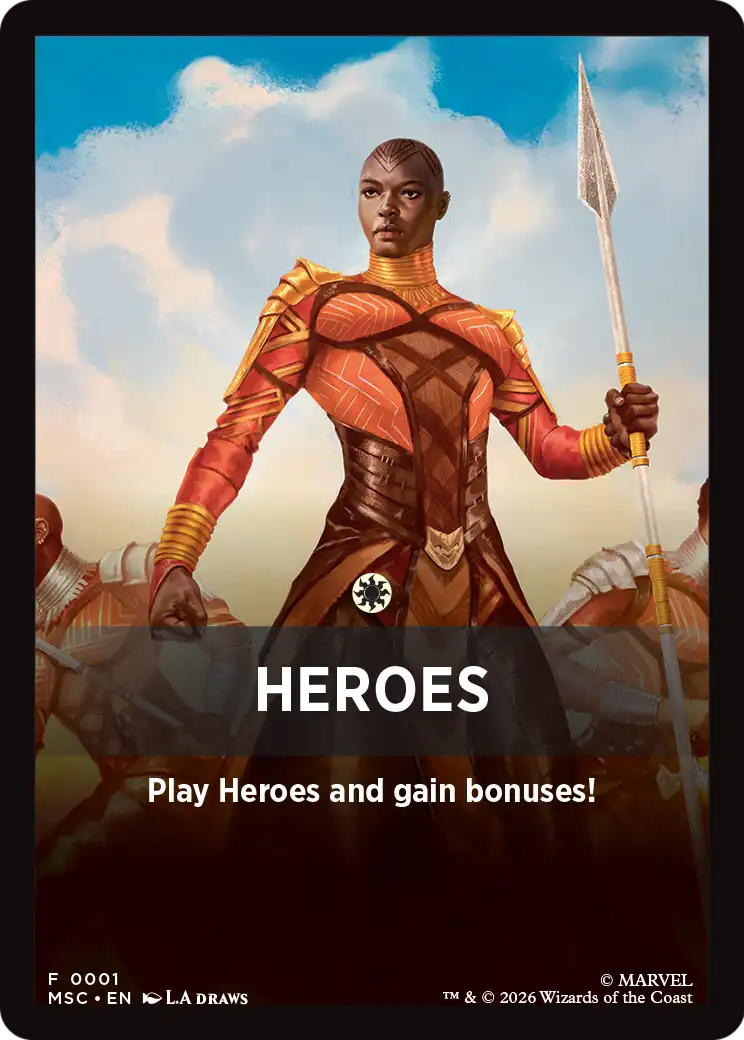 Heroes Theme Card [Marvel Super Heroes Commander] | Card Citadel