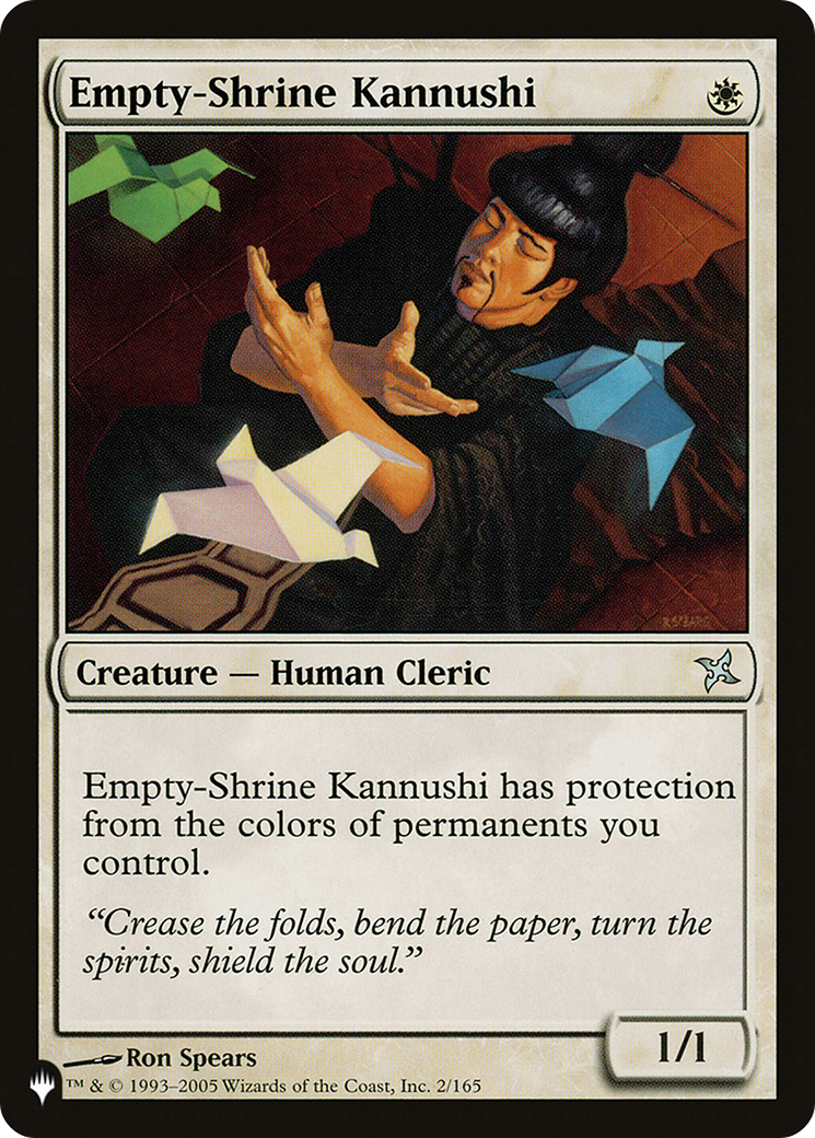 Empty-Shrine Kannushi [The List Reprints] | Card Citadel