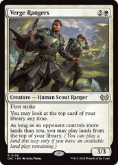 Verge Rangers [Duskmourn: House of Horror Commander] | Card Citadel