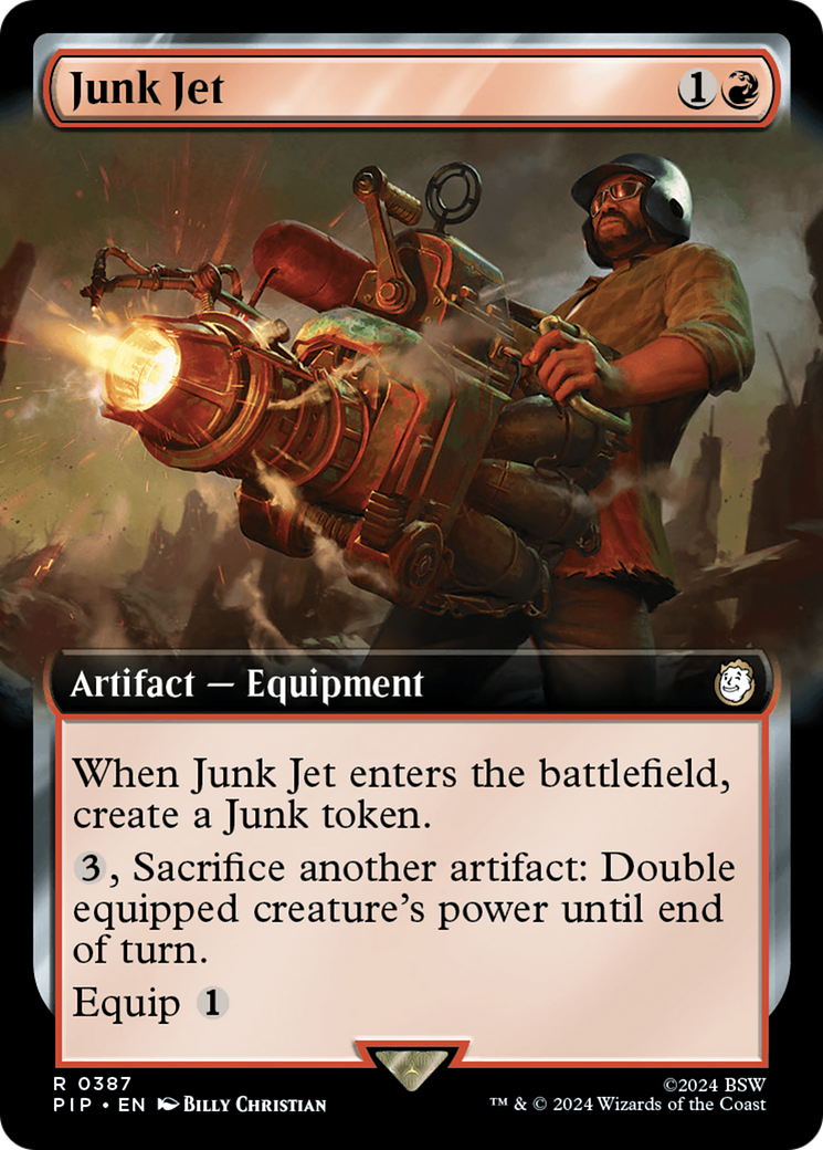 Junk Jet (Extended Art) [Fallout] | Card Citadel