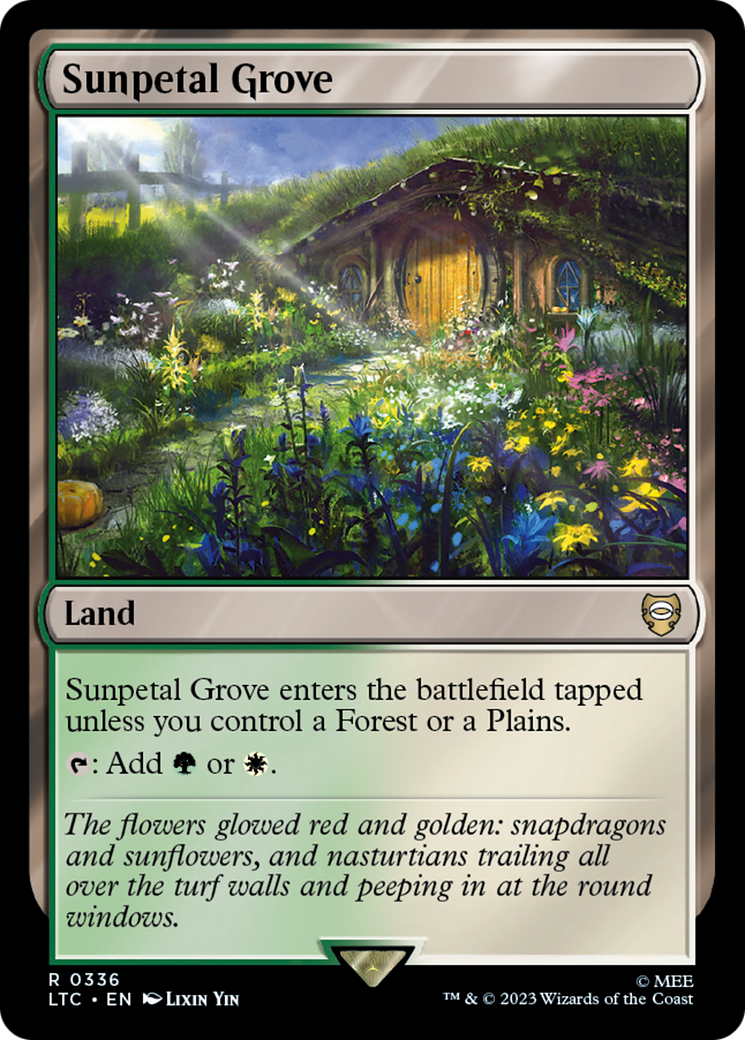 Sunpetal Grove [The Lord of the Rings: Tales of Middle-Earth Commander] | Card Citadel