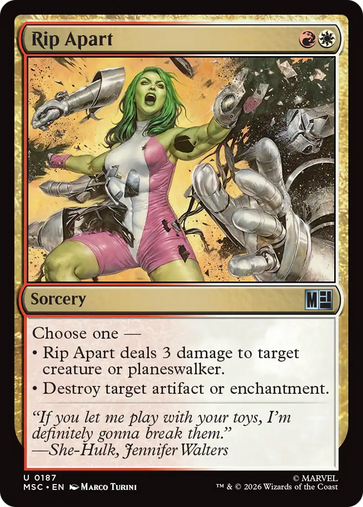 Rip Apart [Marvel Super Heroes Commander] | Card Citadel