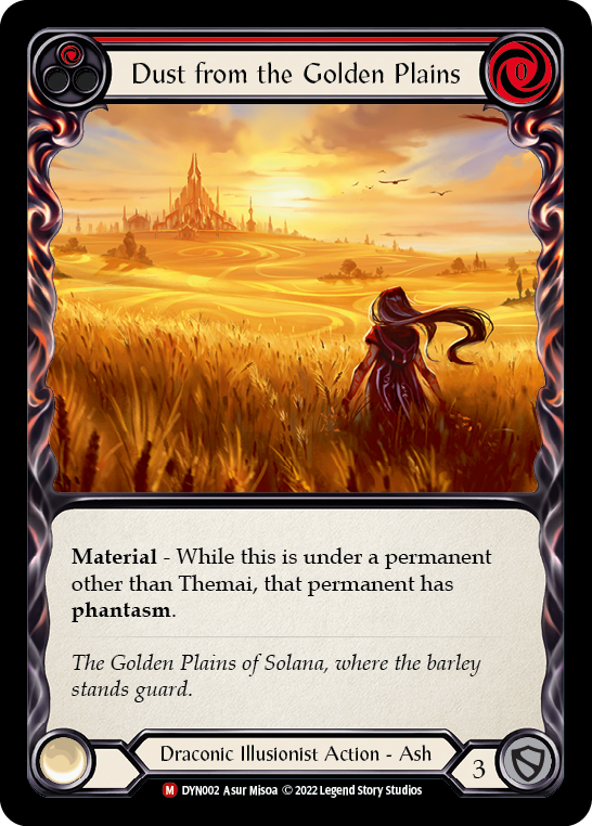 Dust from the Golden Plains [DYN002] (Dynasty) | Card Citadel