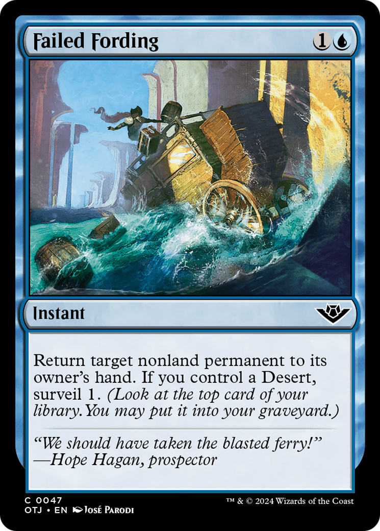 Failed Fording [Outlaws of Thunder Junction] | Card Citadel