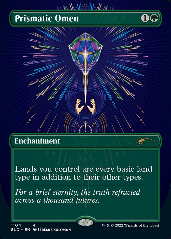 Prismatic Omen (Borderless) [Secret Lair Drop Series] | Card Citadel