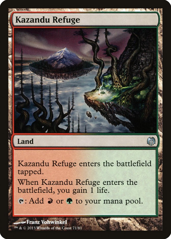 Kazandu Refuge [Duel Decks: Heroes vs. Monsters] | Card Citadel