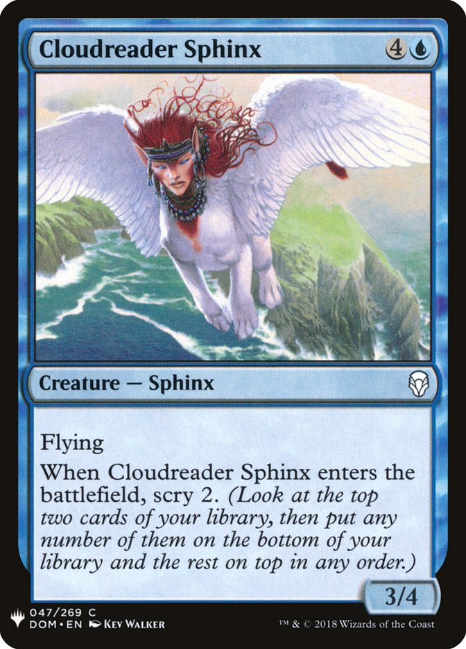Cloudreader Sphinx [Mystery Booster] | Card Citadel