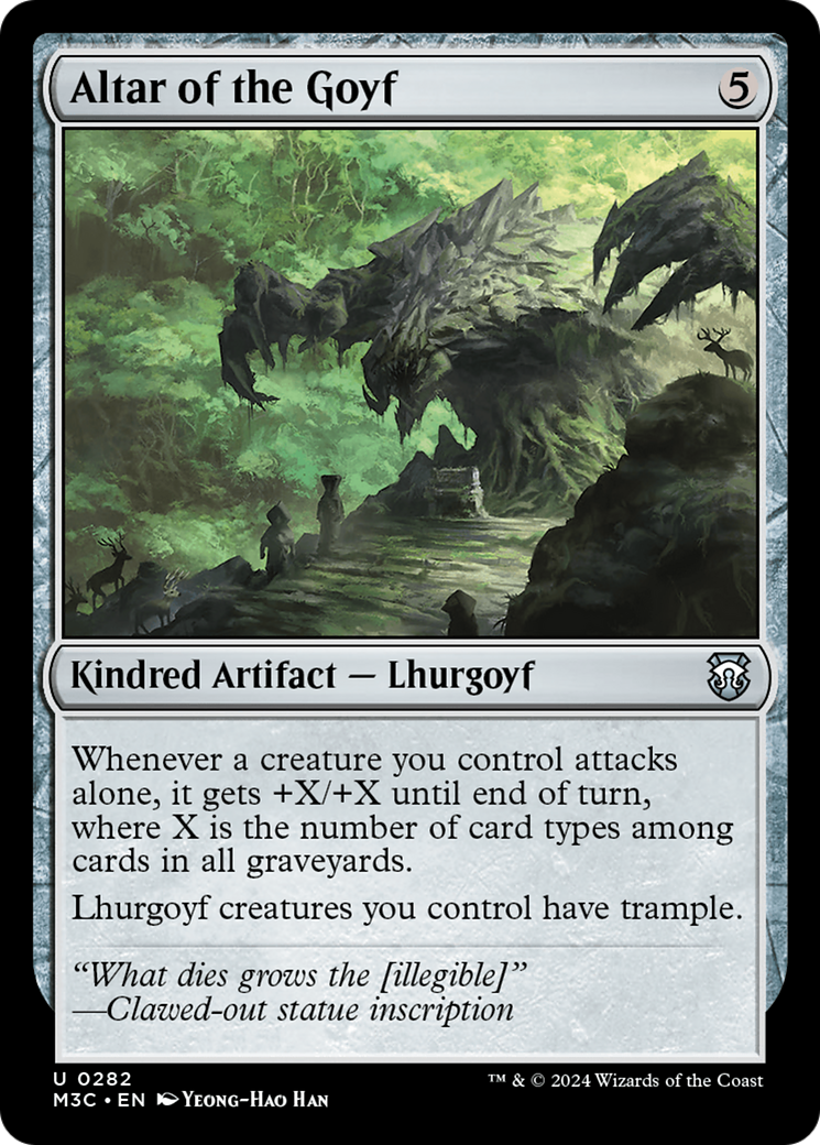 Altar of the Goyf [Modern Horizons 3 Commander] | Card Citadel