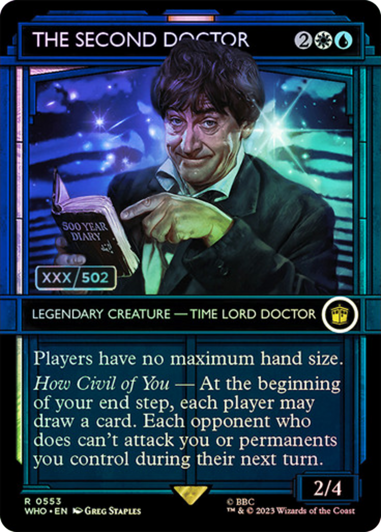 The Second Doctor (Serial Numbered) [Doctor Who] | Card Citadel