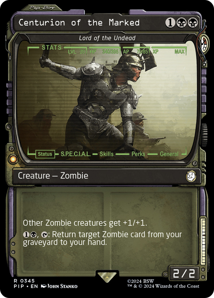 Centurion of the Marked - Lord of the Undead (Showcase) [Fallout] | Card Citadel