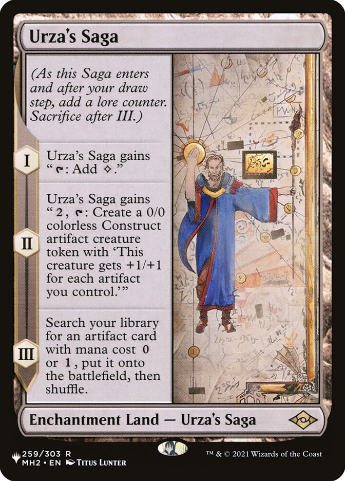 Urza's Saga [The List] | Card Citadel