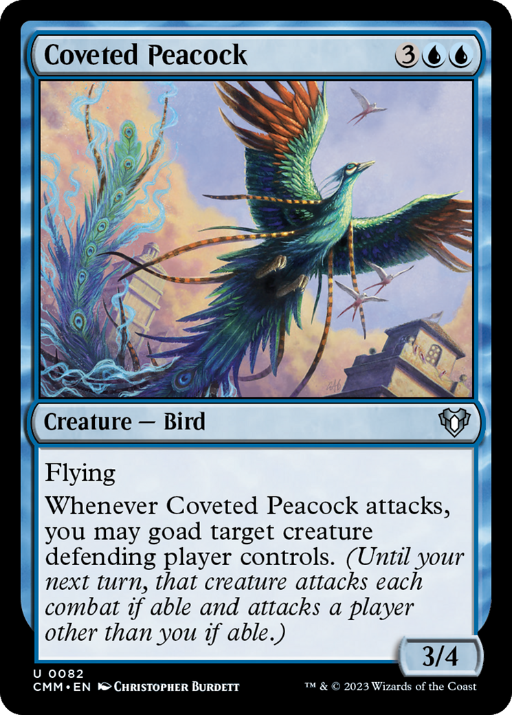 Coveted Peacock [Commander Masters] | Card Citadel