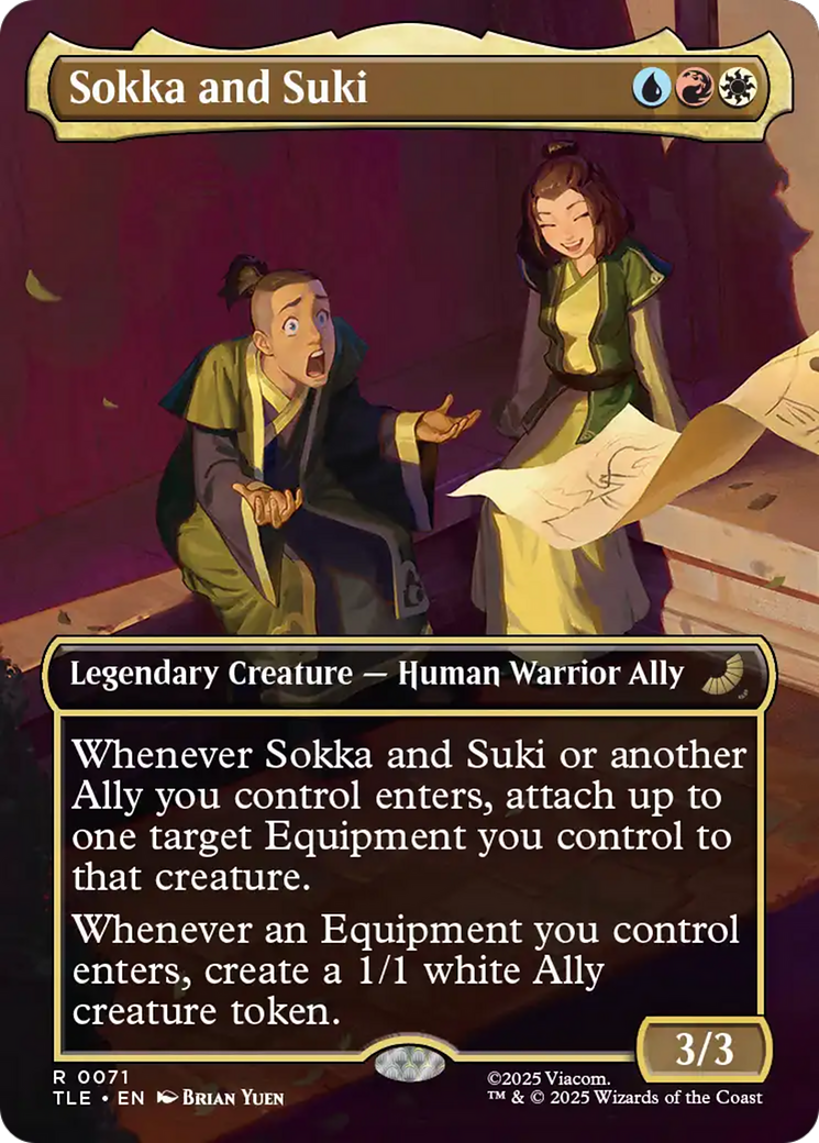 Sokka and Suki (Borderless) [Avatar: The Last Airbender: Eternal-Legal] | Card Citadel