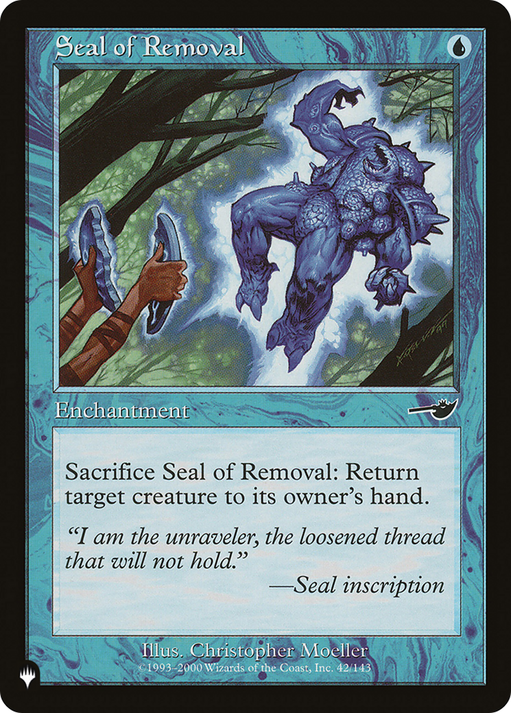 Seal of Removal [The List Reprints] | Card Citadel